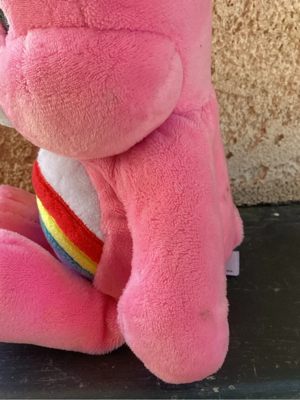 2020 Cheer Bear Pink Rainbow Care Bear Plush